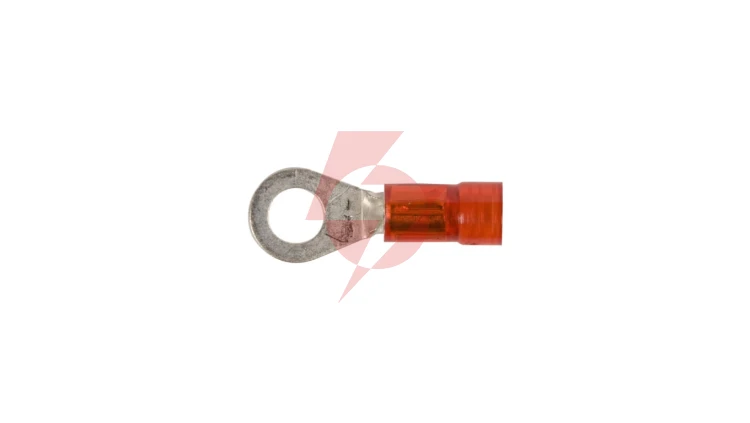 Końcówka oczkowa izolowana KOI 1/4 PC E09KO-02010200400 (100szt.)