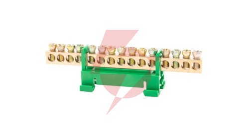 Listwa zaciskowa 15X16 mm2-zielona GEP-00038