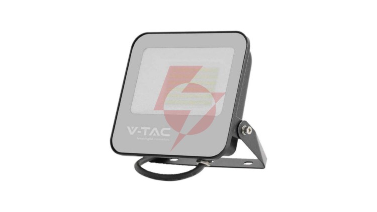 Projektor LED 50W 9250lm 6500K 185LM/W IP65 Czarny 5 Lat Gwarancji 9893-5
