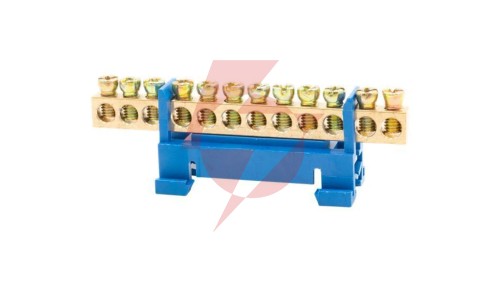 Listwa zaciskowa 12X16 mm2-niebieska GEP-00035