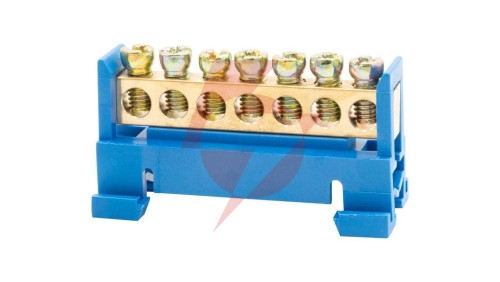 Listwa zaciskowa 7X16 mm2 - niebieska GEP-00033