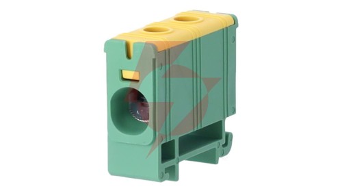 Złączka szynowa zgx 1x50 mm2 żółto - zielona GEP-00047