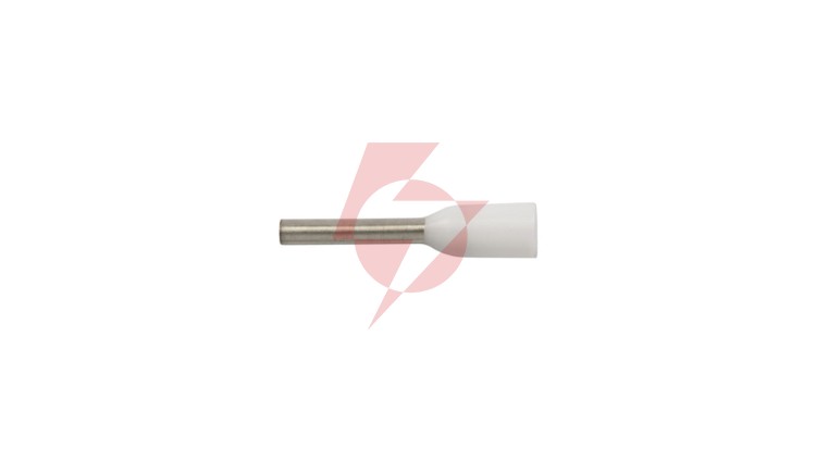 Końcówka tulejkowa izolowana TI 0,5mm2/8mm biała cynowana TI0,5L8 /100szt./