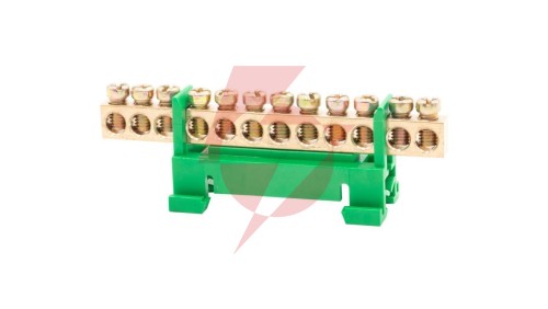 Listwa zaciskowa 12X16 mm2-zielona GEP-00036