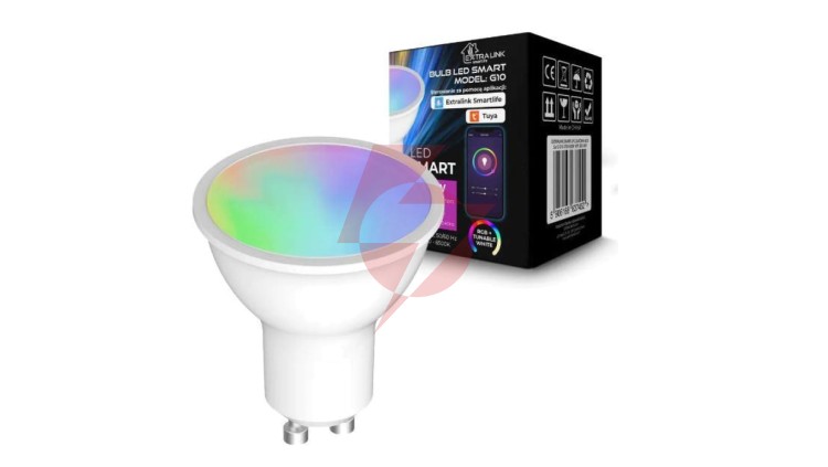 EXTRALINK smartlife żarówka LED GU10 G10 2700-6500K WIFI 220-240V LED GU10 G10
