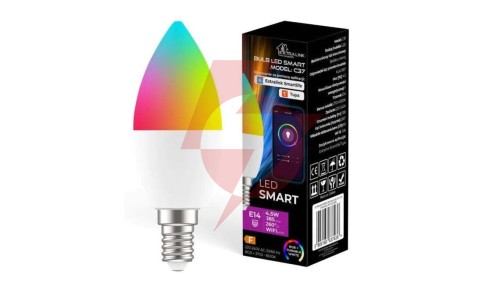 EXTRALINK smartlife żarówka LED E14 C37 2700-6500K WIFI 220-240V LED E14 C37
