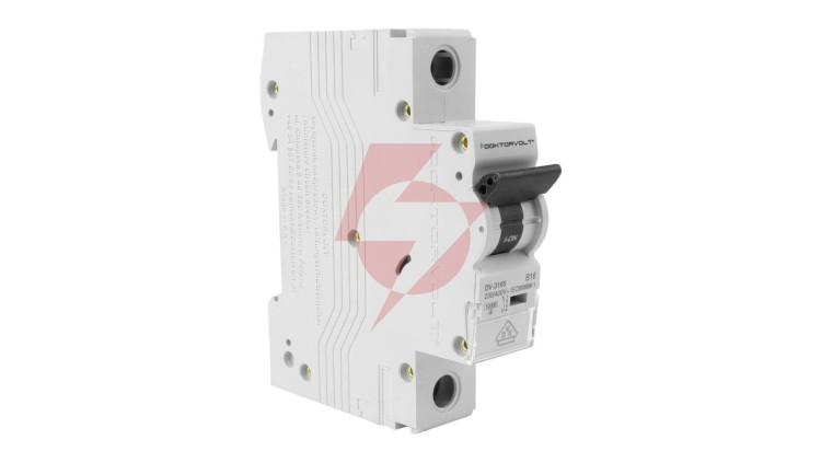 Wyłącznik nadprądowy 1P B 16A 10kA AC DV-3165