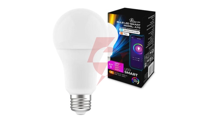 EXTRALINK smartlife żarówka LED E27 A70 2700-6500K WIFI 220-240V 1055lm LED E27 A70