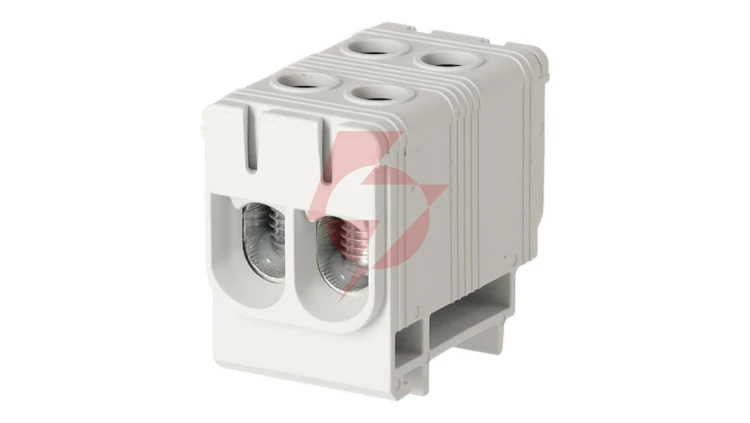 Złączka szynowa zgx 2x50 szara GEP-00051