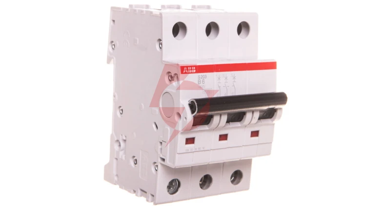 Wyłącznik nadprądowy 3P B 6A 6kA AC S203-B6 2CDS253001R0065