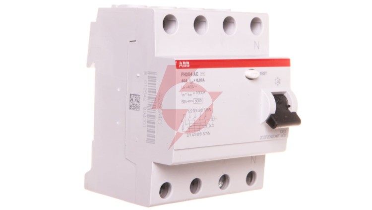Wyłącznik różnicowo-prądowy 4P 40A 30mA AC FH204 AC-40/0,03 2CSF204002R1400