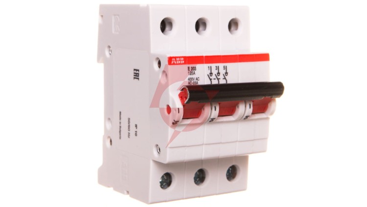 Rozłącznik modułowy 125A 3P E203/125A 2CDE283001R0125