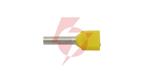 Końcówka tulejkowa izolowana HI 2X1/10 żółta E08KH-02020101001 (500szt.)