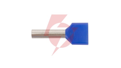 Końcówka tulejkowa izolowana HI 2X2,5/13 niebieska E08KH-02020101801 /100szt./