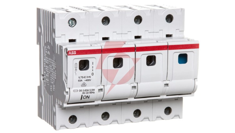 Rozłącznik bezpiecznikowy 3P+N 63A D02 ILTS-E3+N 2CDE103101R1901