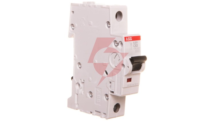 Wyłącznik nadprądowy 1P C 63A 6kA AC S201-C63 2CDS251001R0634