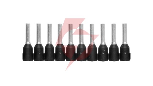 Tulejka kablowa izolacyjna 1,5mm2AI 1,5-8 BK-S tulejki o długości 8mm, kolor czarny 1212524 /1000szt./