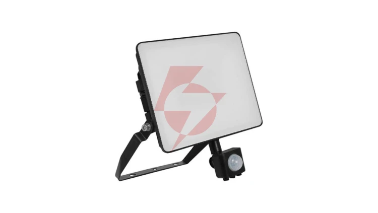 Projektor LED z czujnikiem ruchu FLUXI MC 30W 3600lm 6500K IP65 Czarny 5 Lat Gwarancji 23846-5
