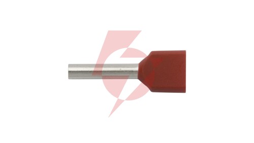 Końcówka tulejkowa izolowana HI 2X1,5/12 czerwona E08KH-02020105301 /100szt./