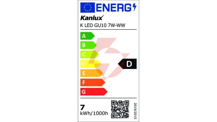 Żarówka LED K LED GU10 7W-WW 1000lm 3000K barwa ciepła 36334