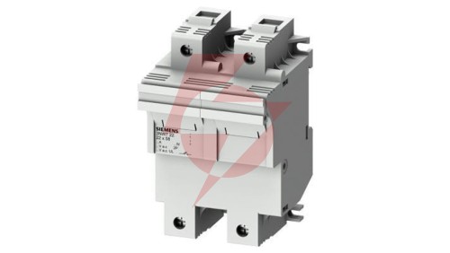 Podstawa bezpiecznikowa do wkładek cylindrycznych 22x58mm 100A 2-bieg. Na szynę DIN 3NW7221