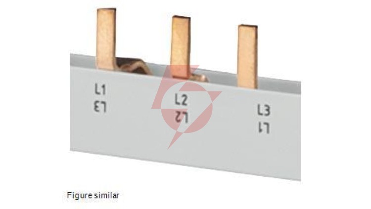 Szyna łączeniowa grzebieniowa 10qmm 3x1-faz.+HS długość 214mm 5ST3743