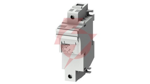 Podstawa bezpiecznikowa do wkładek cylindrycznych 22x58mm 100A 1-bieg. Na szynę DIN 3NW7211