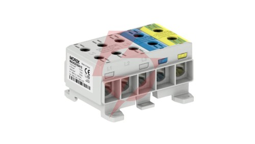 Złączka OTL50-5x kolor szary, niebieski, żółto-zielony 5x1x Al/Cu 1,5-50mm² 1000V AC / 1500V DC Zacisk uniwersalny MAA5050A10
