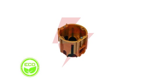 Puszka podtynkowa ProDuo ECO, głęboka 60mm, fi68, łączeniowa, z wkrętami, wiatroszczelna, WPC, IP30 /A.0091WPC/