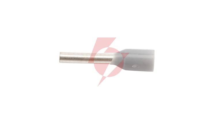Końcówka tulejkowa izolowana TI 0,75mm2/8mm szara cynowana TI0,75L8 /100szt./