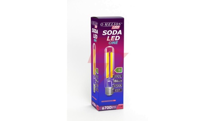 Żarówka LED Soda One 36W 230V E27 T46 filament 6700lm 4000K Helios LED-3136