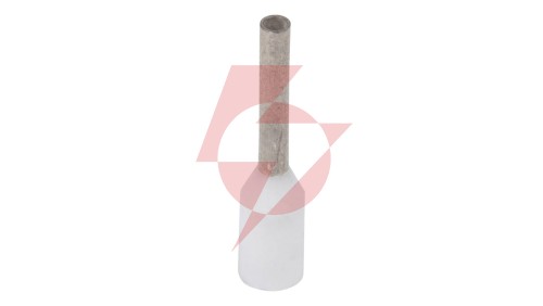 Końcówka tulejkowa izolowana HI 0,5/8 DIN biała E08KH-02010111621 /100szt./