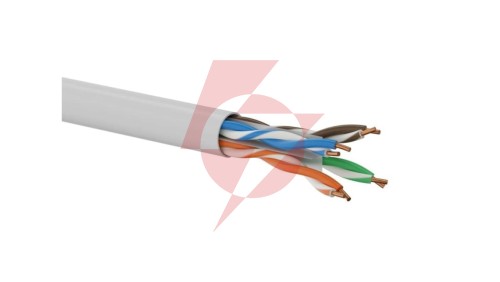 Kabel teleinformatyczny U/UTP kat.6A LSOH Dca (10Gb/s) szary Q-LANTEC /500m/