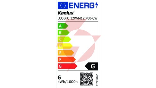 Wąż świetlny LCOBFC 12W/M12IP00-CW 1080lm/m 6500K rolka 5mb dowolne cięcie Ra90 3 lata Gwarancji 39433