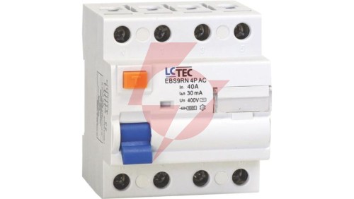 LcTec Wyłącznik różnicowoprądowy EBS9RN 3P+N 40A 30mA A 6kA 491508