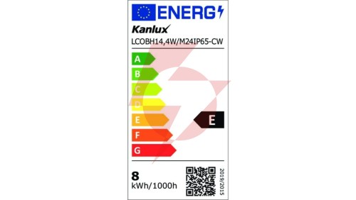 Wąż świetlny LCOBH14,4W/M24IP65-CW 2020lm/m 6500K IP65 rolka 5mb Ra90 3 lata Gwarancji 39442