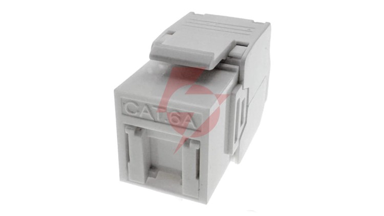 Gniazdo keystone RJ45 beznarzędziowe UTP kat. 6A Q-LANTEC