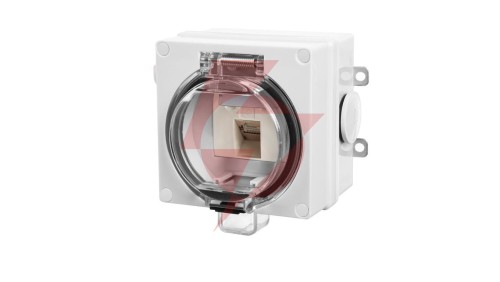 OYSTER IP66™ gniazdo komputerowe RJ45 KAT. 6A w obudowie hermetycznej 6185-83