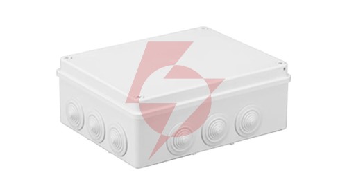 Puszka hermetyczna S-BOX 240x190x90, 12 dławików, biała, IP65 /S-BOX 506B/