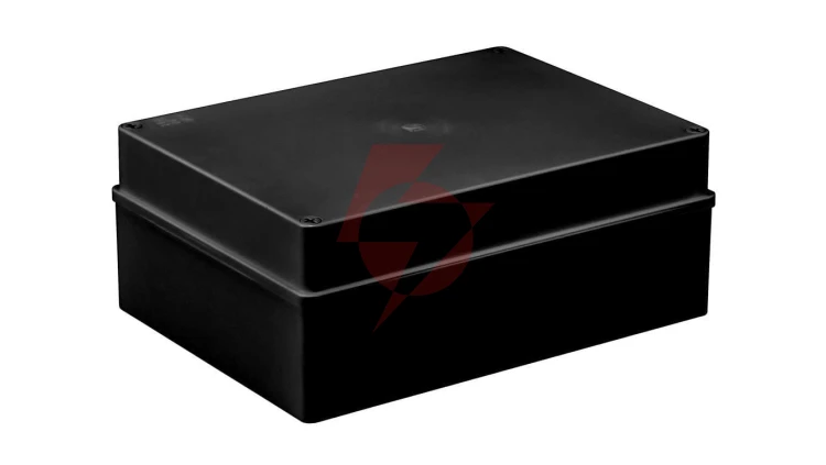 Puszka hermetyczna S-BOX 300x220x120, bez dławików, czarna, bezhalogenowa, odporna na UV, IP65 /S-BOX 616C/