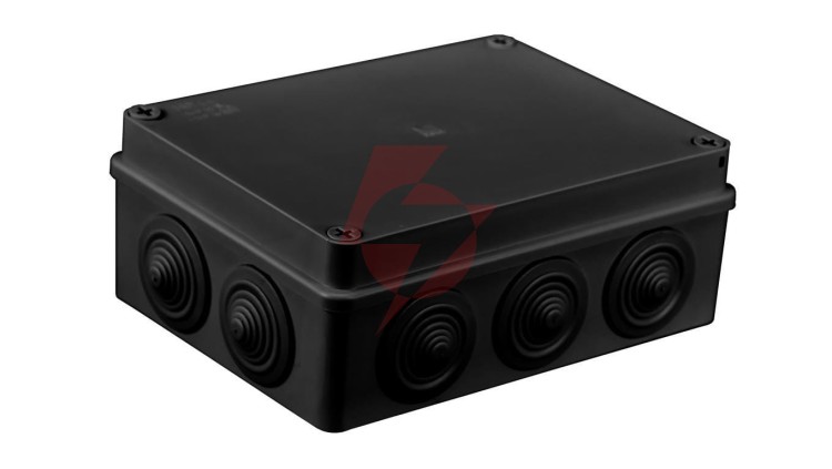 Puszka hermetyczna 190 x 140 x 70, 10 dławików, IP 65 bezh S-BOX 406C