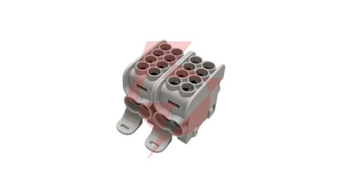 Blok dystrybucyjny - rozdzielczy HLAK25 2P szary 2xAl/Cu 25mm²+16mm² 1000VAC/1500VDC MAG2252A00