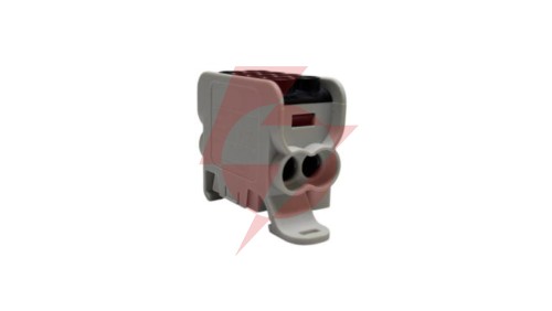 Blok dystrybucyjny - rozdzielczy HLAK25 1P czarny 2xAl/Cu 25mm²+16mm² 1000VAC/1500VDC MAG1251S00