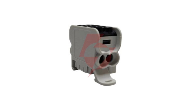 Blok dystrybucyjny - rozdzielczy HLAK25 1P czarny 2xAl/Cu 25mm²+16mm² 1000VAC/1500VDC MAG1251S00