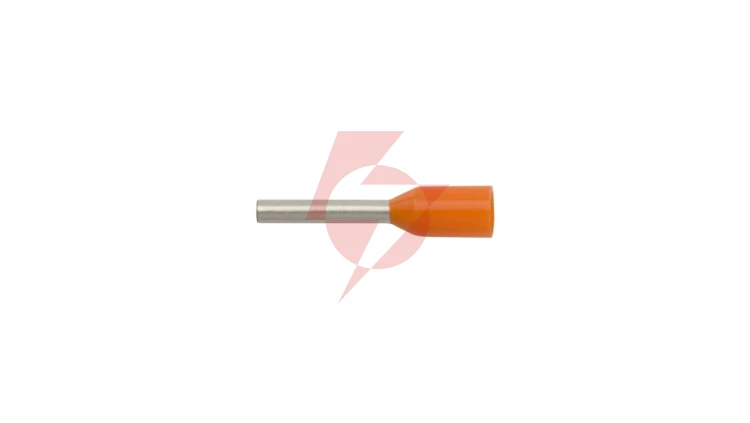 Końcówka tulejkowa izolowana HI 0,5/8 pomarańczowa E08KH-02010101501 (500szt.)