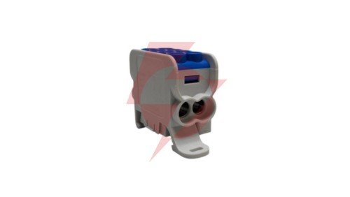 Blok dystrybucyjny - rozdzielczy HLAK25 1P niebieski 2xAl/Cu 25mm²+16mm² 1000VAC/1500VDC MAG1251B00