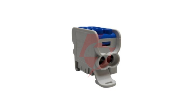 Blok dystrybucyjny - rozdzielczy HLAK25 1P niebieski 2xAl/Cu 25mm²+16mm² 1000VAC/1500VDC MAG1251B00