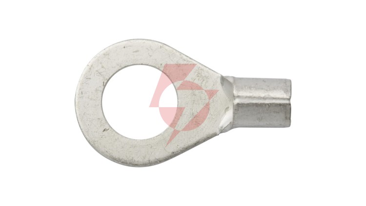 Końcówka oczkowa nieizolowana 10mm2/M10 cynowana KB10F10 (100szt.)