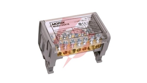 Blok dystrybucyjny Moblock 2P 1000V 125A-7 2x35 + 5x6mm² MAB2124A18