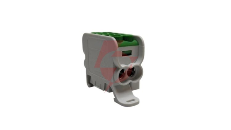 Blok dystrybucyjny - rozdzielczy HLAK25 1P zielony 2xAl/Cu 25mm²+16mm² 1000VAC/1500VDC MAG1251G00